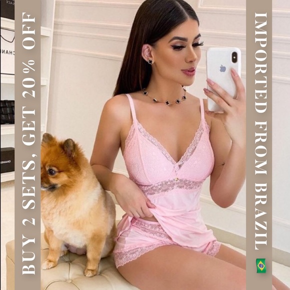 Slip Top & short pajama - 2 piece set - Picture 2 of 11